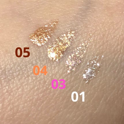 スウィッチオン グリッターリキッド/CHOCHOSLAB/グリッターを使ったクチコミ(9枚目)