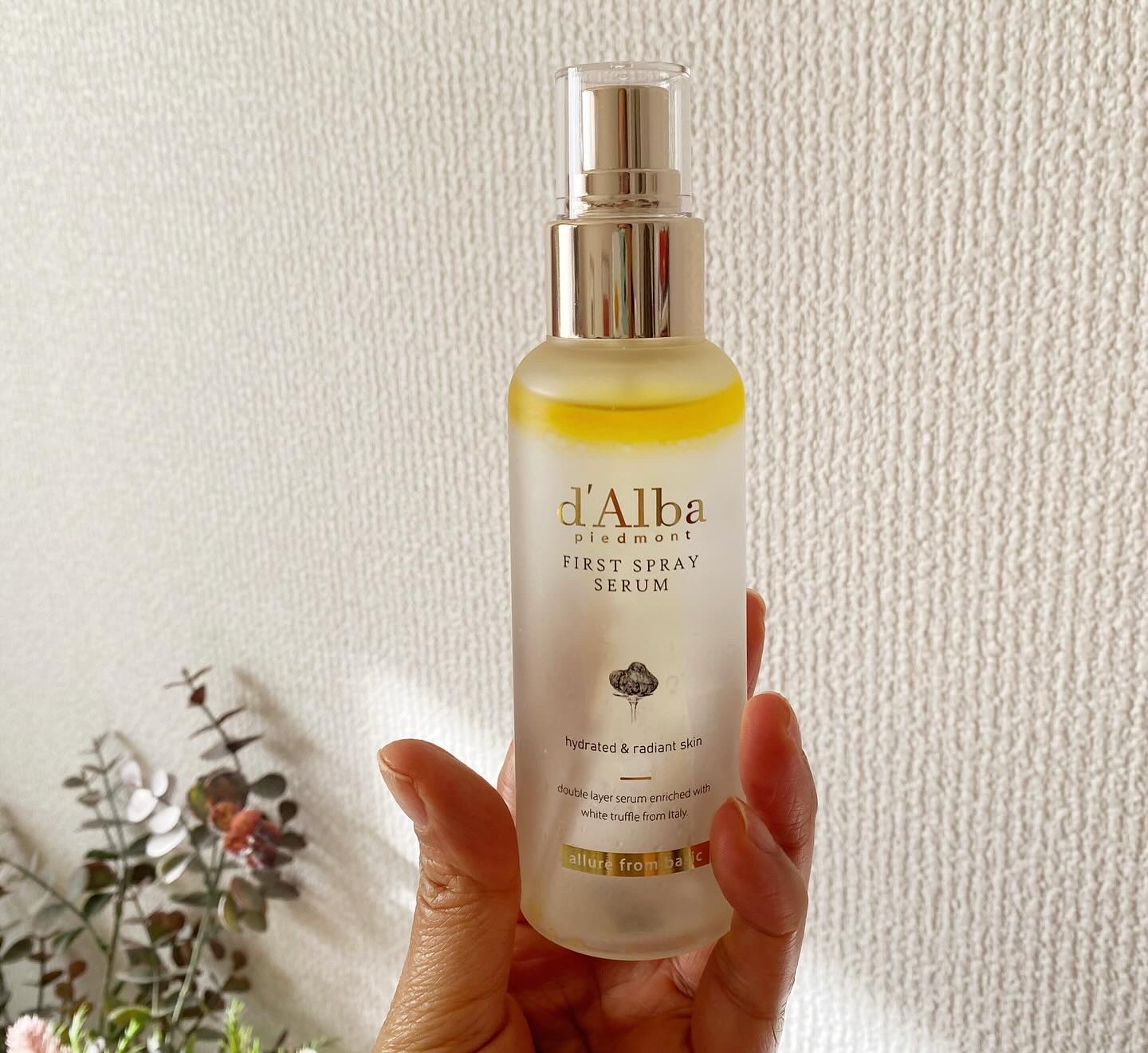 ダルバ ホワイトトリュフファーストスプレーセラム/ダルバ/ミスト状化粧水を使ったクチコミ（2枚目）