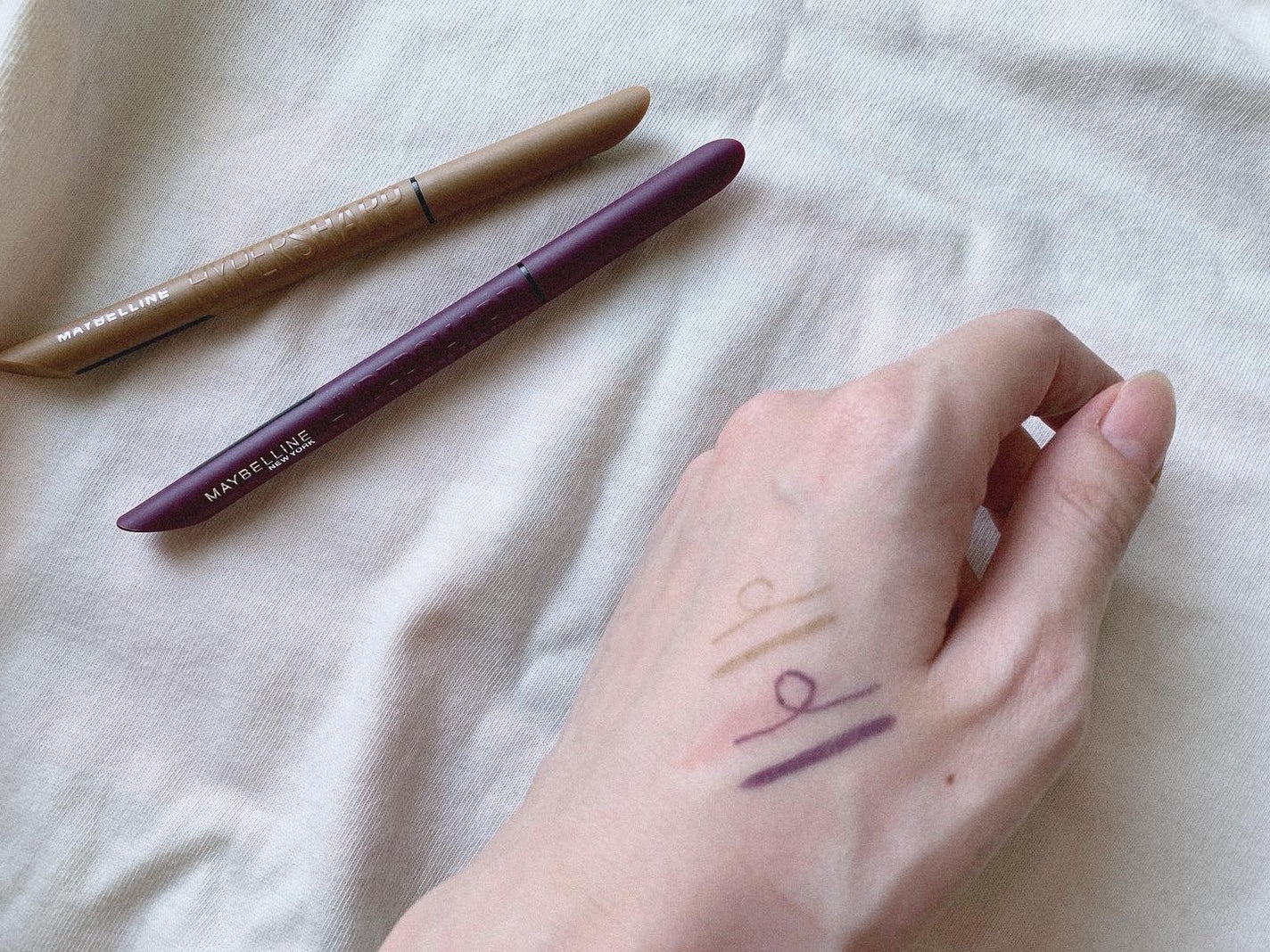 ウルトラカラー アイライナー/MAYBELLINE NEW YORK/リキッドアイライナーを使ったクチコミ(2枚目)