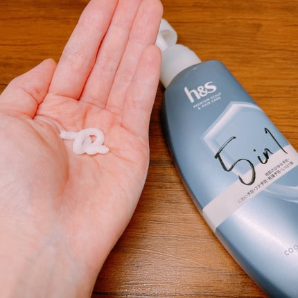 5in1クールモイスチャーシャンプー/コンディショナー/h&s/市販シャンプーを使ったクチコミ(2枚目)