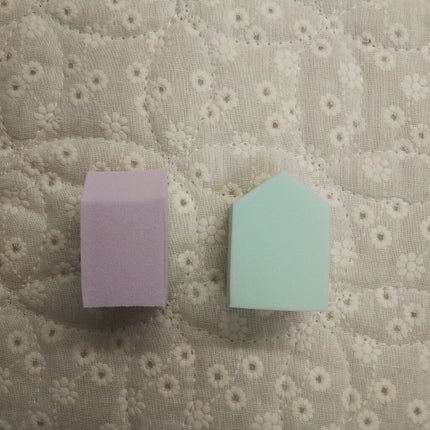 メイクアップスポンジ バリューパック ハウス型 14個/DAISO/パフ・スポンジを使ったクチコミ(2枚目)