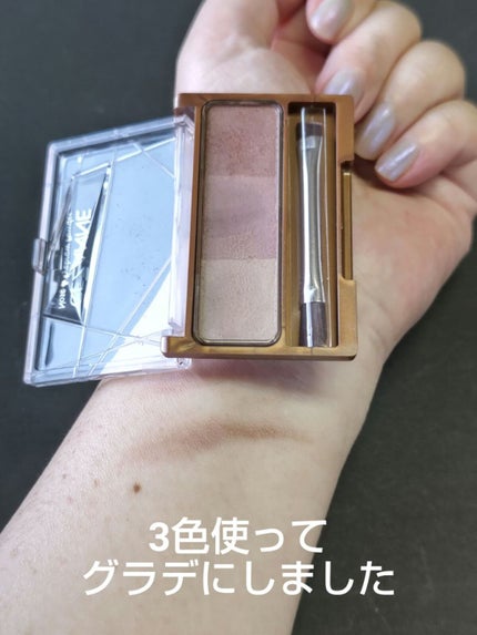 ノーズ&アイブロウパウダー/CEZANNE/パウダーアイブロウを使ったクチコミ(7枚目)