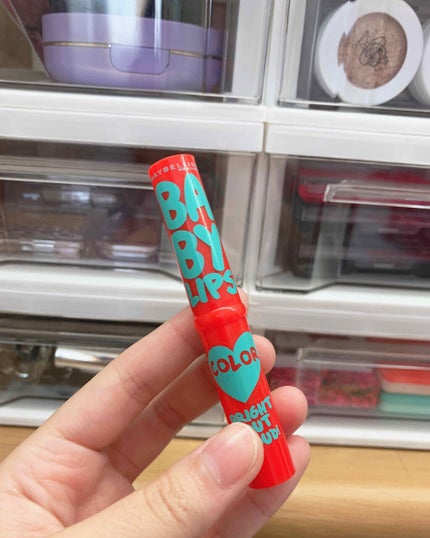 リップクリーム カラー BABY LIPS/MAYBELLINE NEW YORK/リップケアを使ったクチコミ(1枚目)