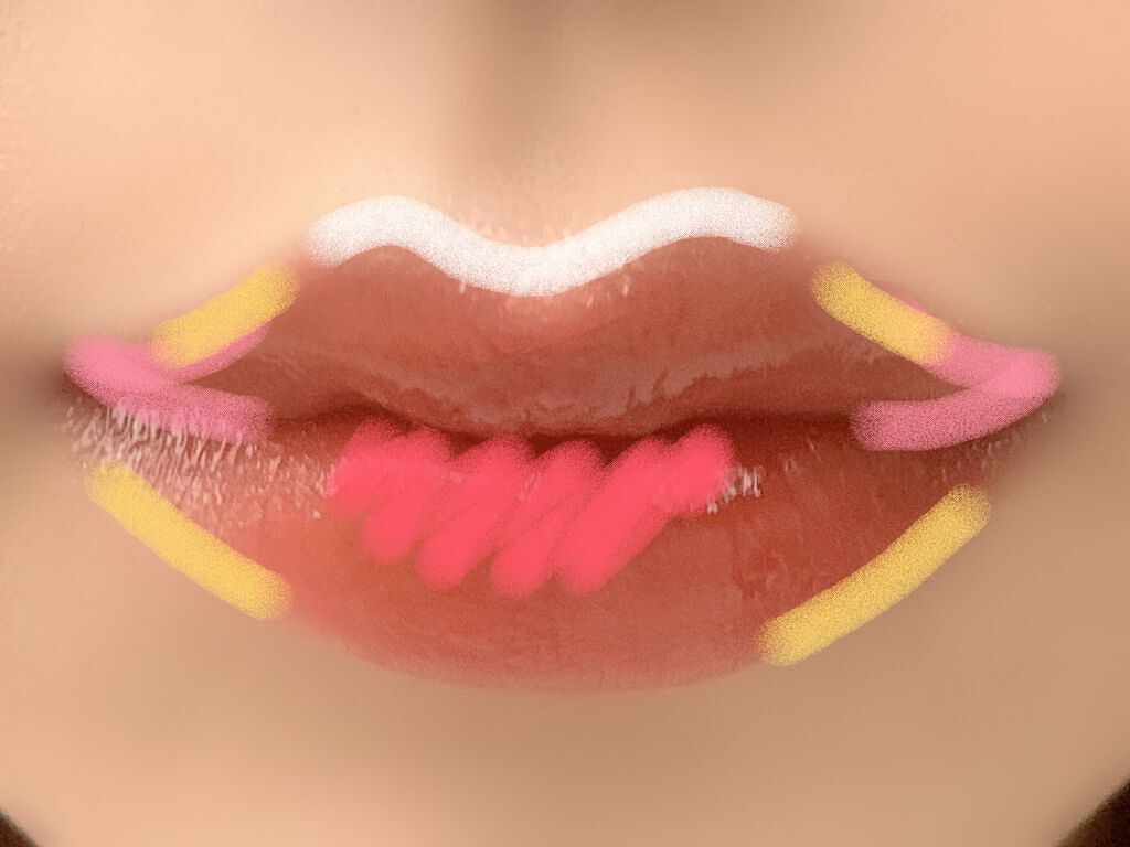 ウォータリーティントリップ/CEZANNE/リップティントを使ったクチコミ（3枚目）