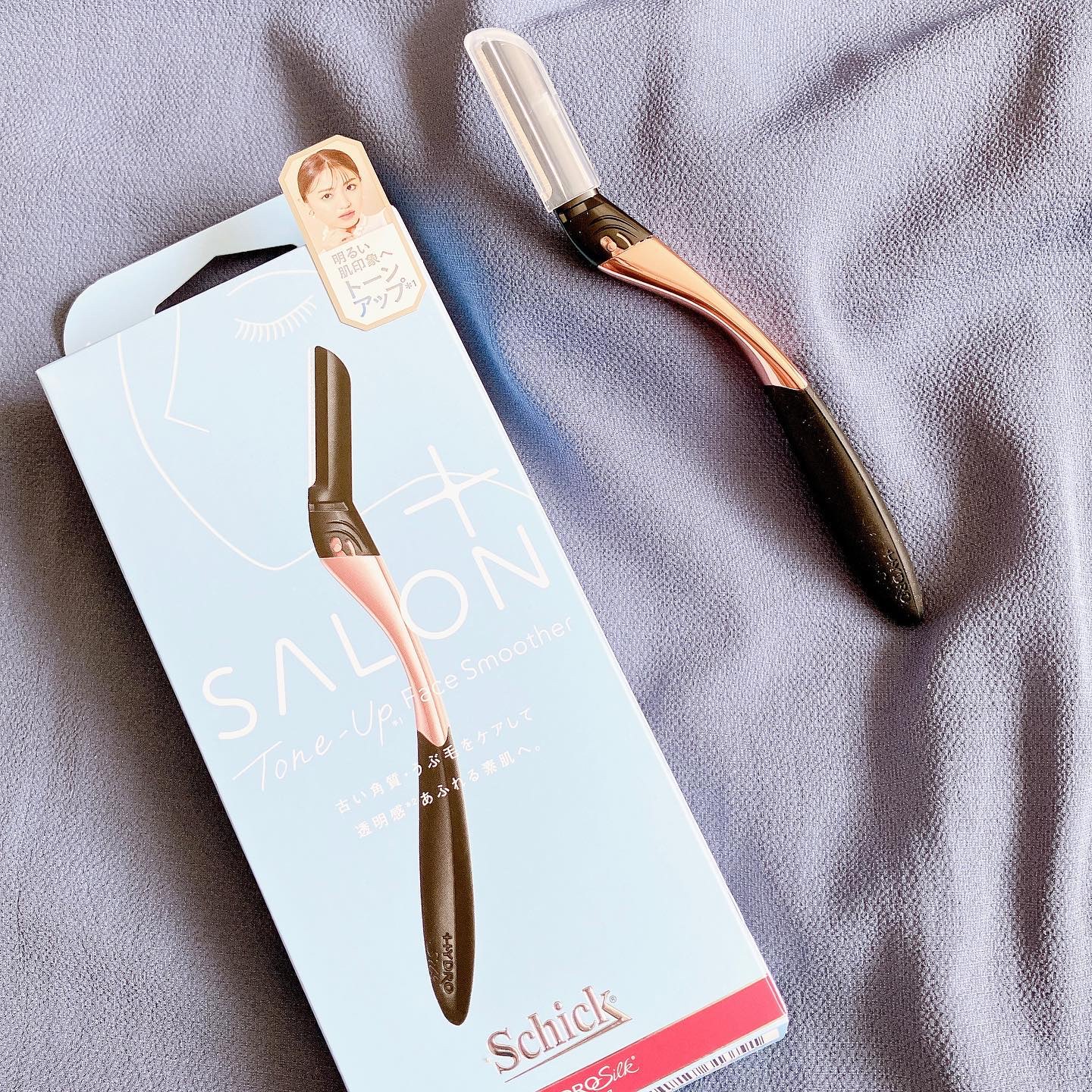 サロンプラス トーンアップ フェイススムーサー ホルダー（刃付き）/サロンプラス/シェーバーを使ったクチコミ（1枚目）