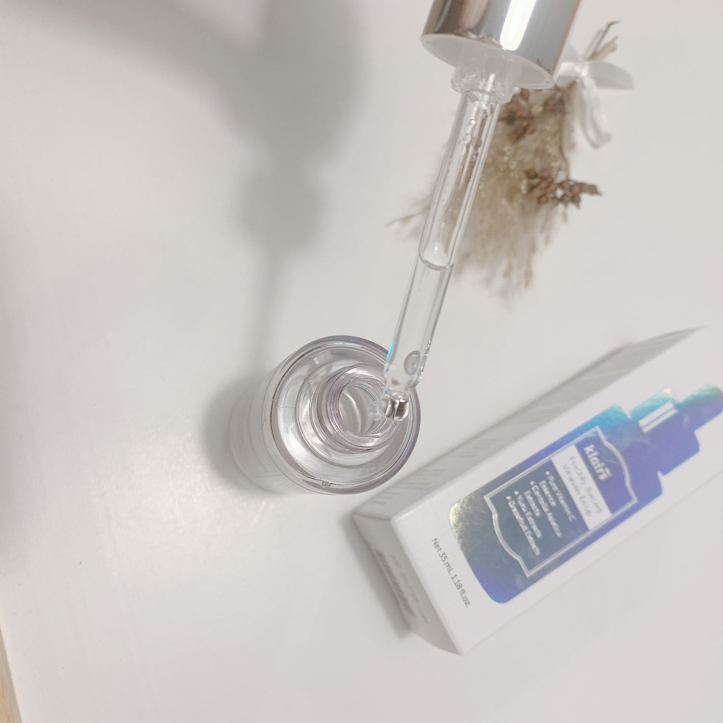 フレッシュリージュースドビタミンドロップ(35ml)/Klairs/美容液を使ったクチコミ(3枚目)