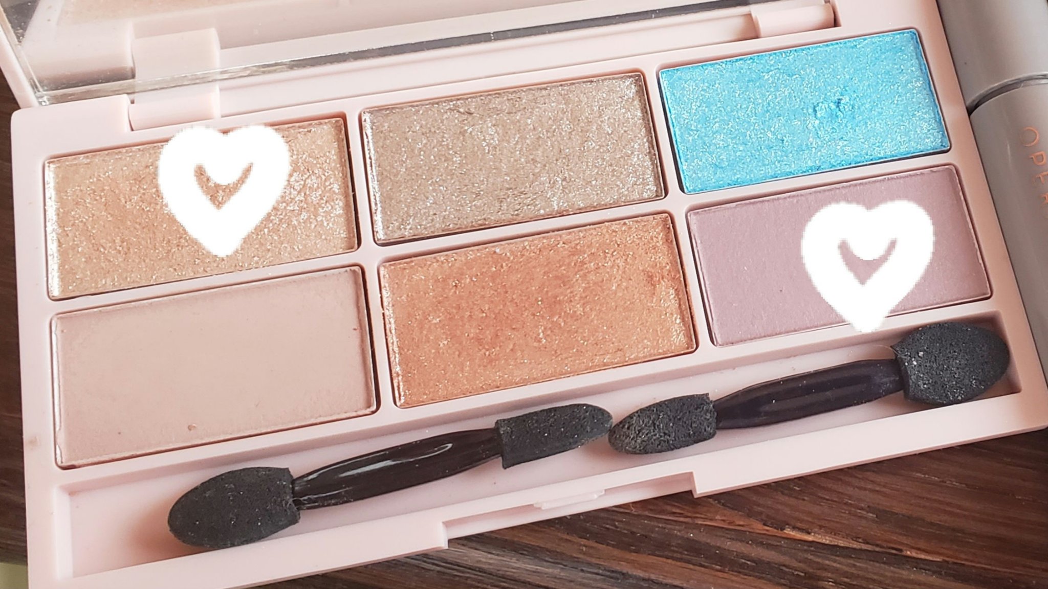 イロアソビ 6色アイパレット IR6E-01 ベージュ系/iroasobi/アイシャドウパレットを使ったクチコミ（2枚目）