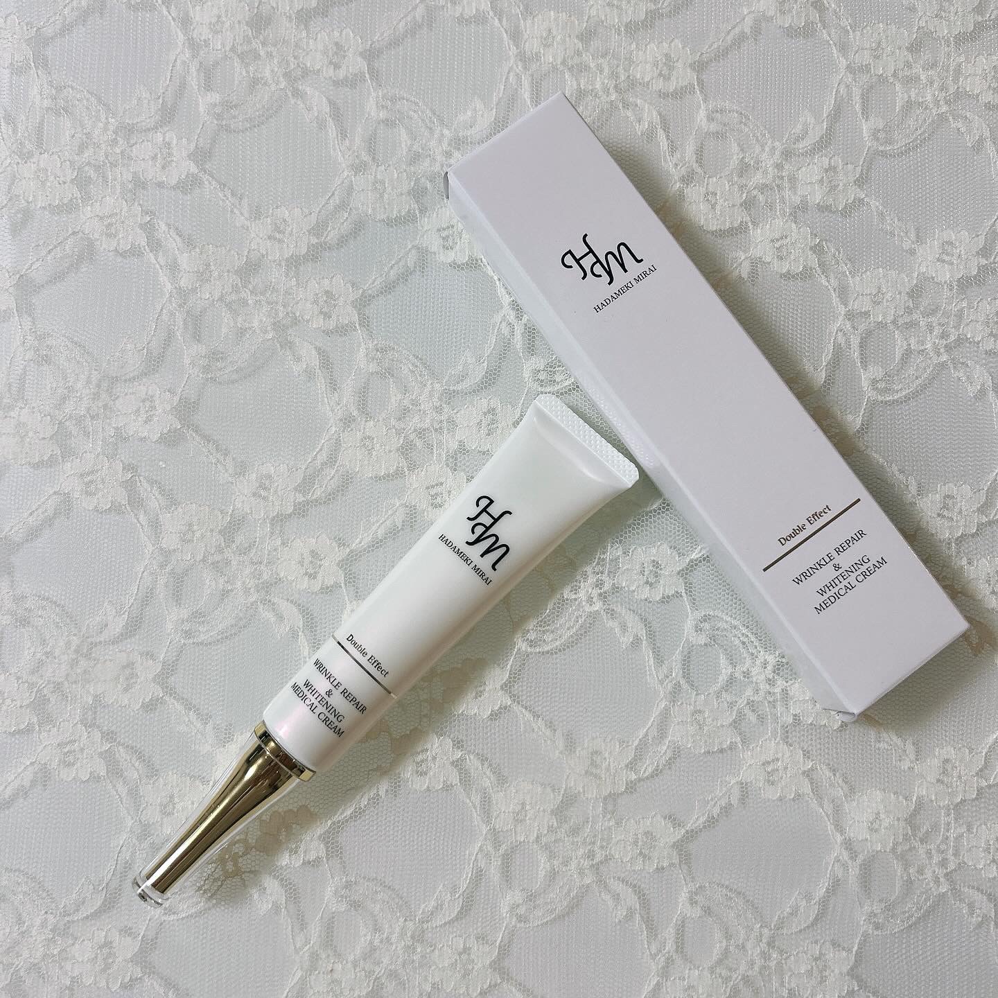 リンクルリペア&ホワイトニング メディカルクリーム/ハダメキミライ/アイケア・アイクリームを使ったクチコミ（1枚目）