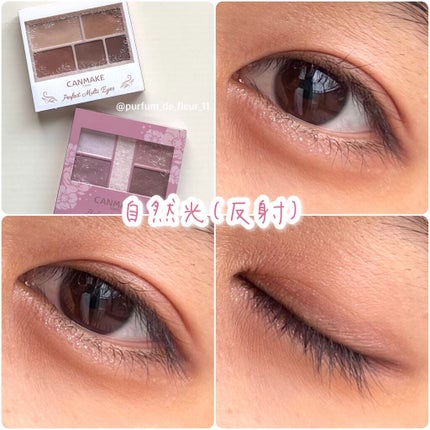 パーフェクトマルチアイズ/キャンメイク/アイシャドウパレットを使ったクチコミ(7枚目)