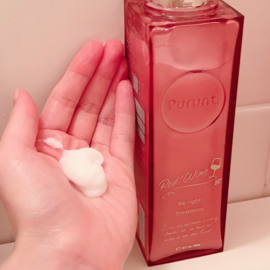 プルント リライトペアセット レッドワイン/Purunt./市販シャンプーを使ったクチコミ(6枚目)