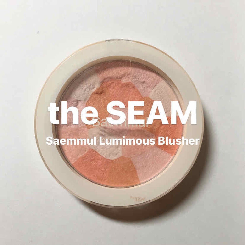 センムル ルミナス マルチ ブラッシャー/the SAEM/パウダーチークを使ったクチコミ(1枚目)