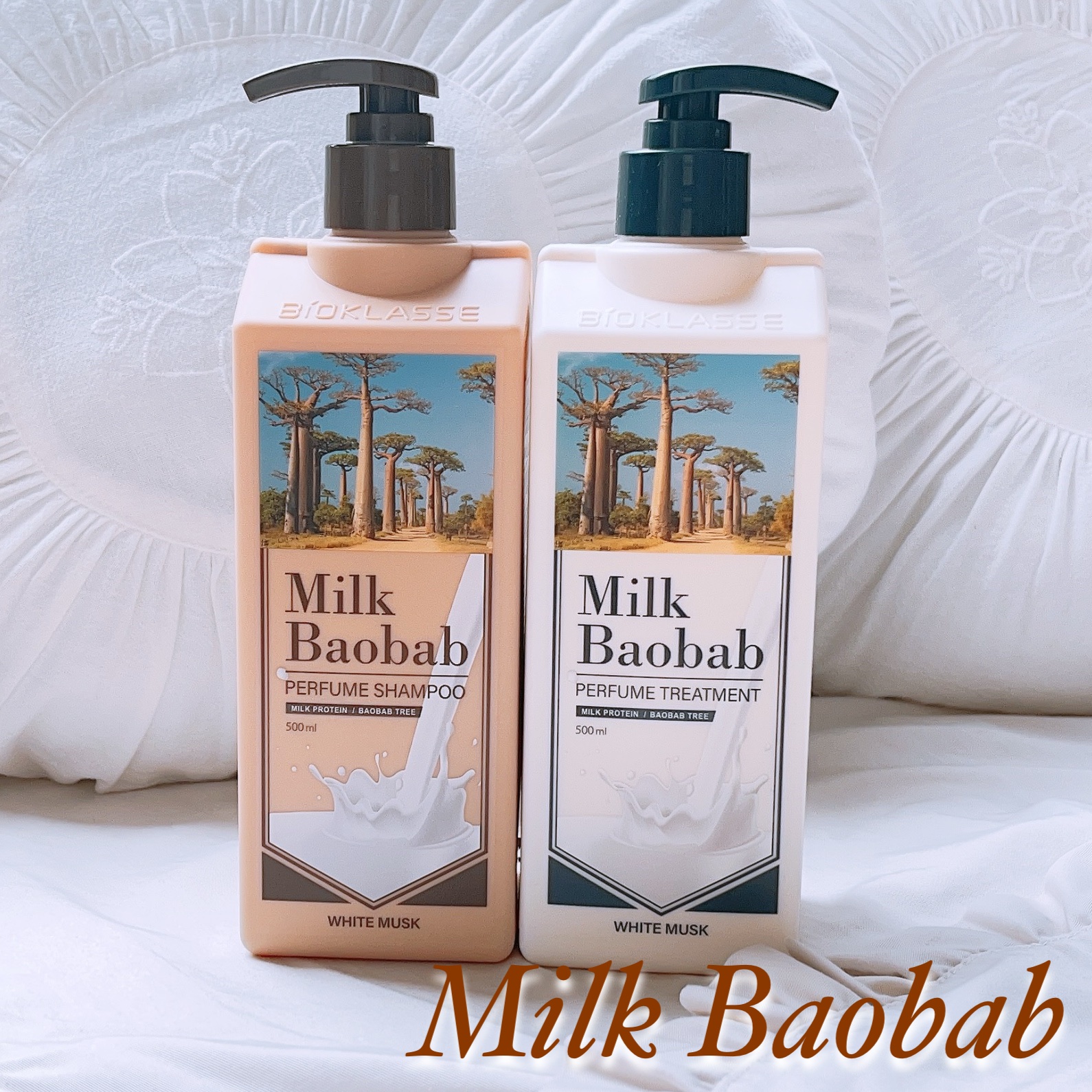 パフュームシャンプー/トリートメント (ホワイトムスク)/ミルクバオバブ/市販シャンプーを使ったクチコミ（1枚目）