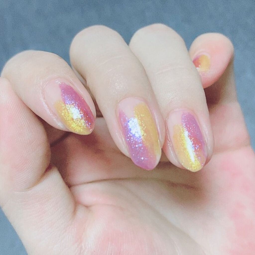 ネイルホリック Glamour Glitter/ネイルホリック/マニキュアを使ったクチコミ（3枚目）