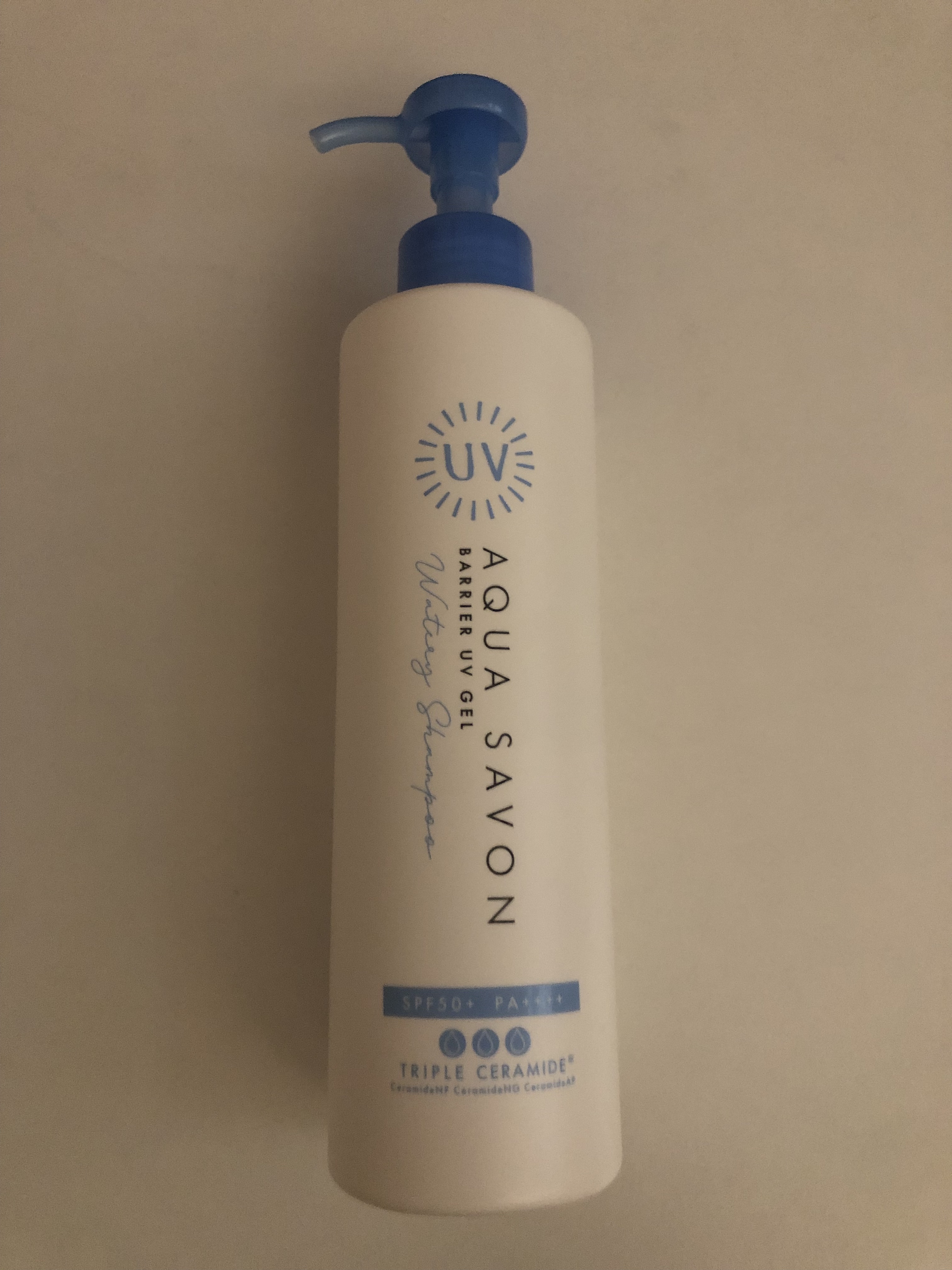 専用 ポンプ５本 + バリアUVジェル ウォータリーシャンプー 30g ３点 試してみた】バリアUVジェル ウォータリーシャンプーの香り