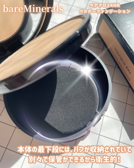 ベアプロ 24HR パウダー ファンデーション/bareMinerals/パウダーファンデーションを使ったクチコミ(3枚目)
