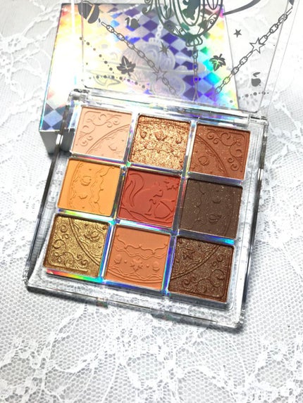 クォーツ 9色アイシャドウパレット(ドリームランドアイシャドウ)/ZEESEA/アイシャドウパレットを使ったクチコミ(3枚目)