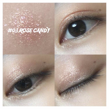 16CANDY ROCK PEAEL POWDER/16BRAND/シングルアイシャドウを使ったクチコミ（3枚目）