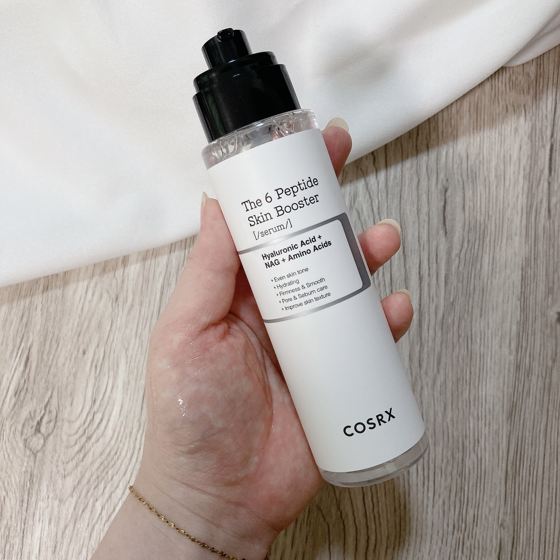 #PR COSRXのRXザ・6ペプチドスキンブースターセラムを #提供 して頂き使って見した♥

こちら大好きで今まで何度かリピートして
使ってます☺️🤎

洗顔後すぐにつけてこれだけでもしっとりする感じはあるけどこの後のスキンケアがいつ