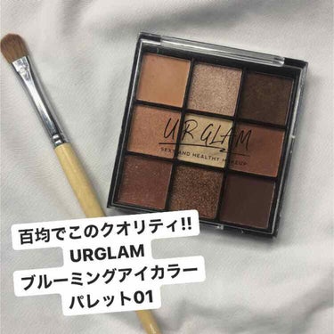 UR GLAM　BLOOMING EYE COLOR PALETTE/U R GLAM/アイシャドウパレットを使ったクチコミ（1枚目）