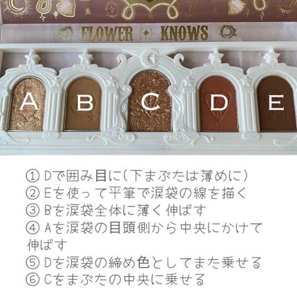 ユニコーンシリーズ アイシャドウパレット/FlowerKnows/アイシャドウパレットを使ったクチコミ(4枚目)