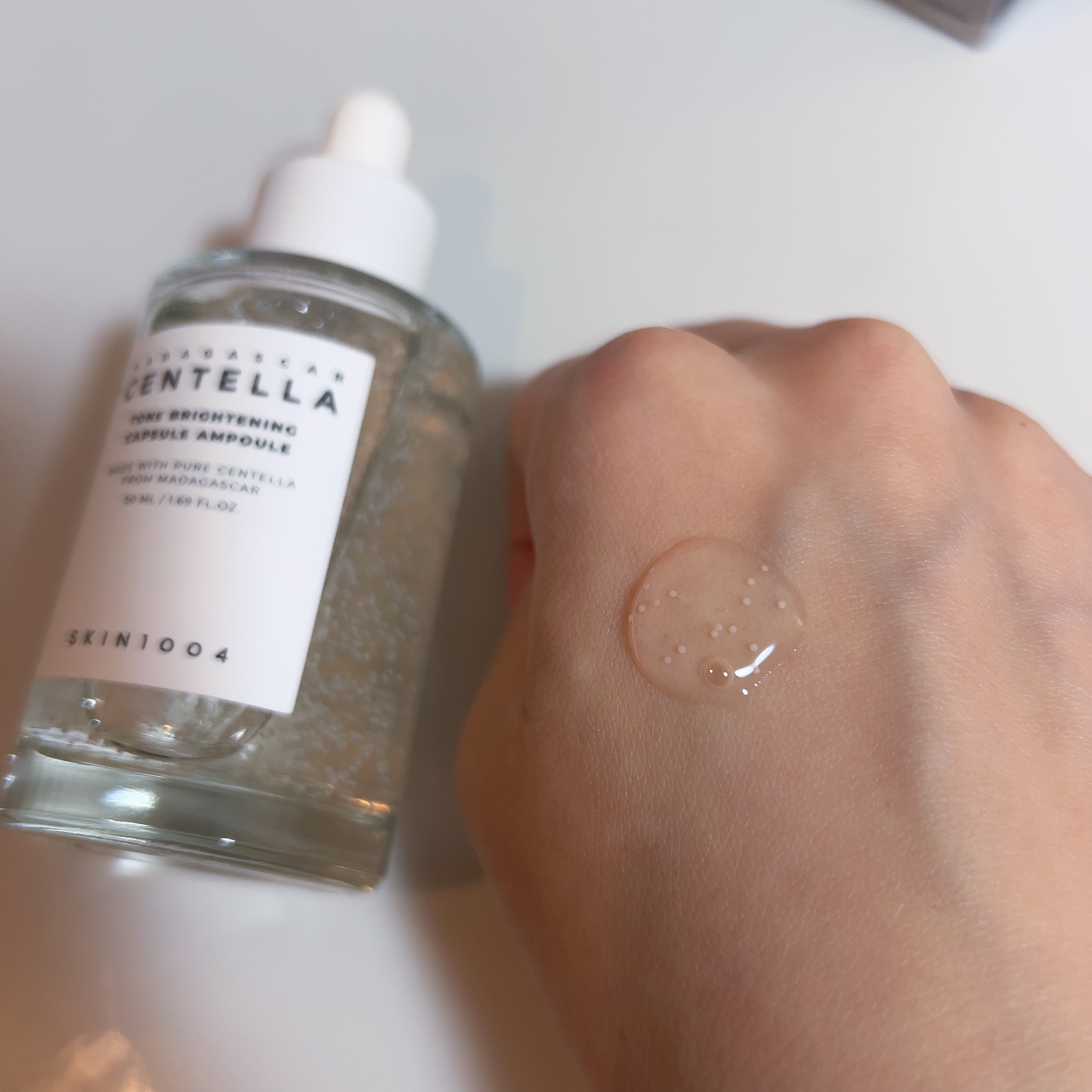 トーンブライトニング カプセルアンプル/SKIN1004/美容液を使ったクチコミ（2枚目）