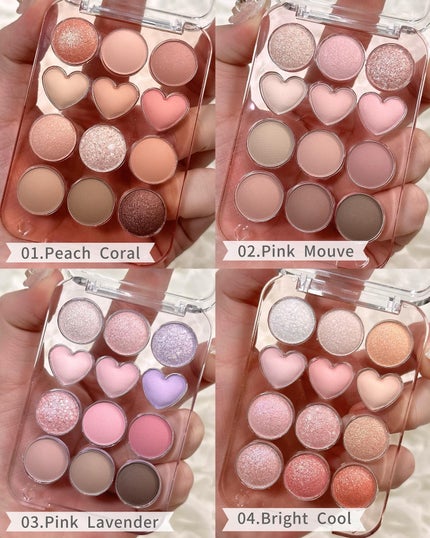 目元チュートリアルアイパレット/Colorgram/アイシャドウパレットを使ったクチコミ(4枚目)