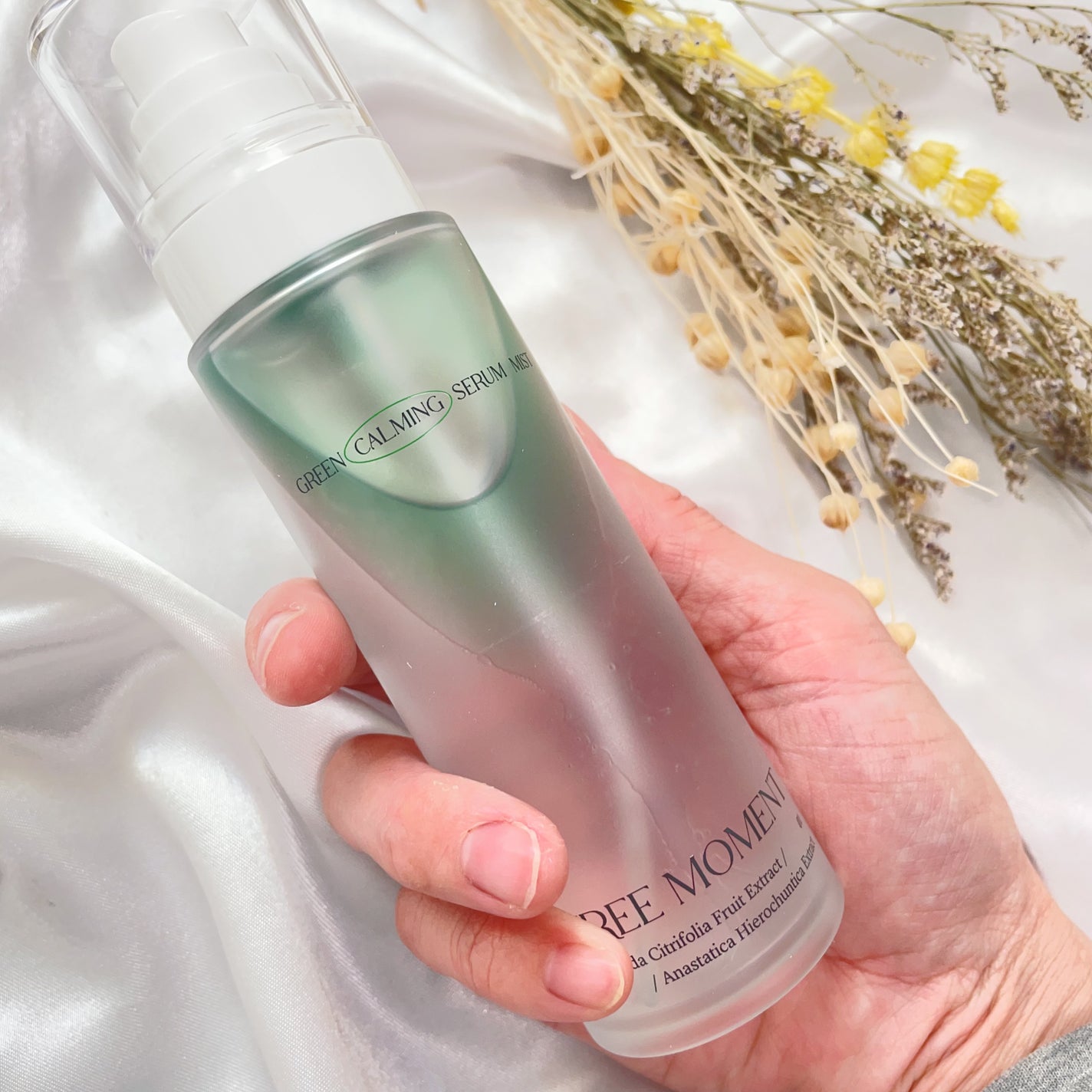 グリーンカーミングセラムミスト/Free Moment /ミスト状化粧水を使ったクチコミ(9枚目)