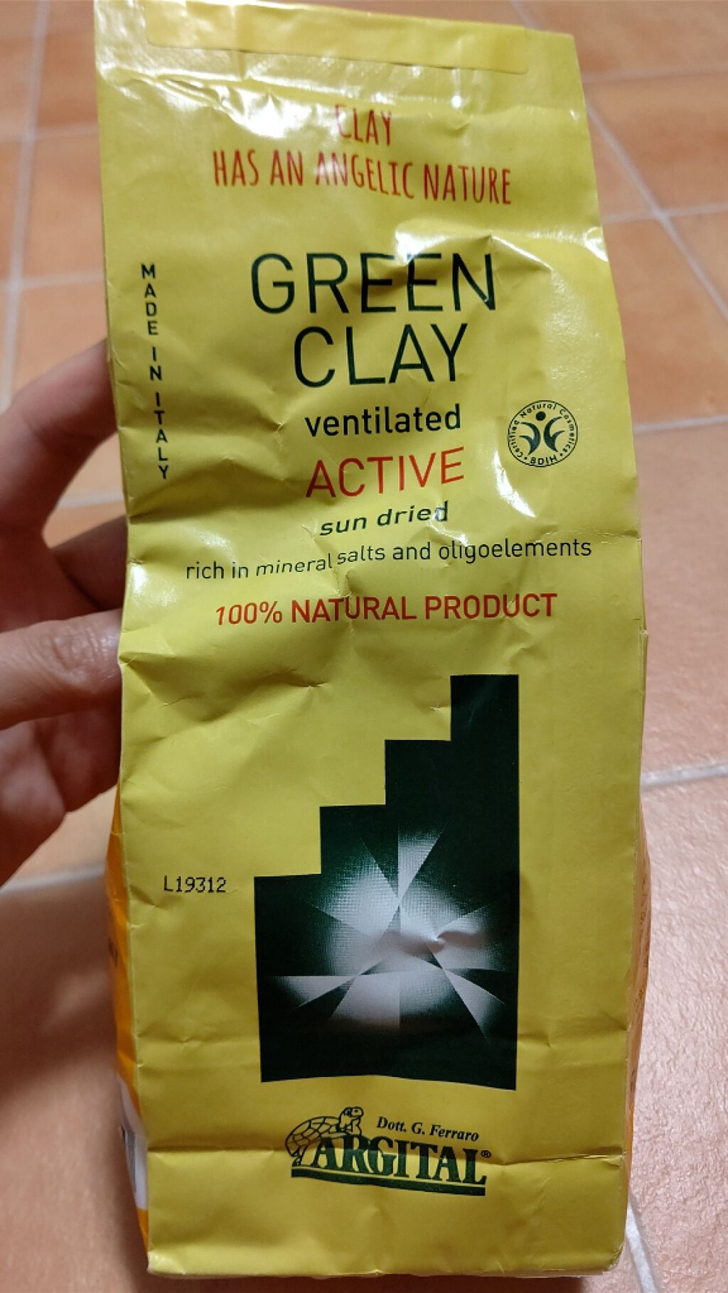 グリーンクレイパウダー アクティブ(全身用)/ARGITAL/無機塩系入浴剤を使ったクチコミ(1枚目)