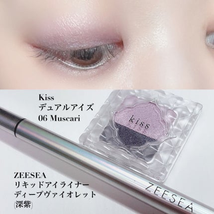 デュアルアイズB 06 Muscari/KiSS/アイシャドウパレットの画像