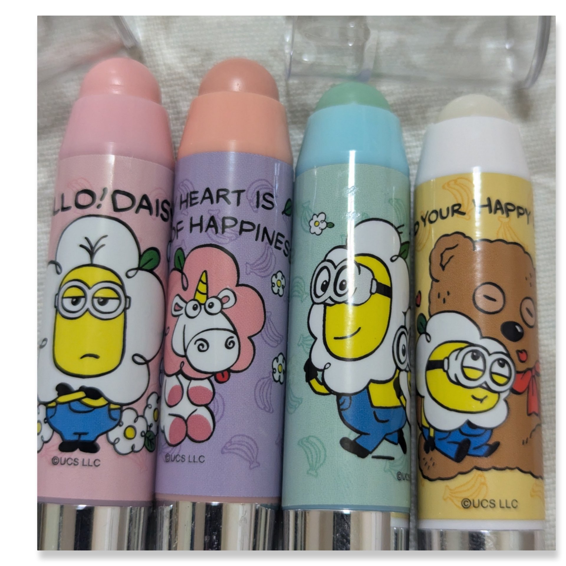 レブロン キス シュガー スクラブ 286 ピーチ＜ミニオンズ限定パッケージ＞/REVLON/リップスクラブを使ったクチコミ（2枚目）