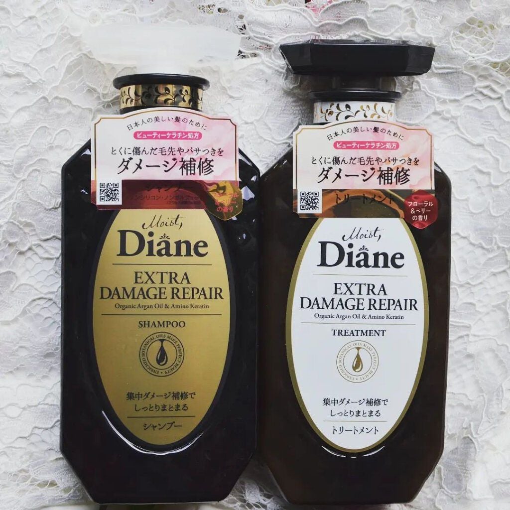 パーフェクトビューティ モイストダイアン エクストラダメージリペア シャンプー/トリートメント/ダイアン/市販シャンプーを使ったクチコミ(1枚目)