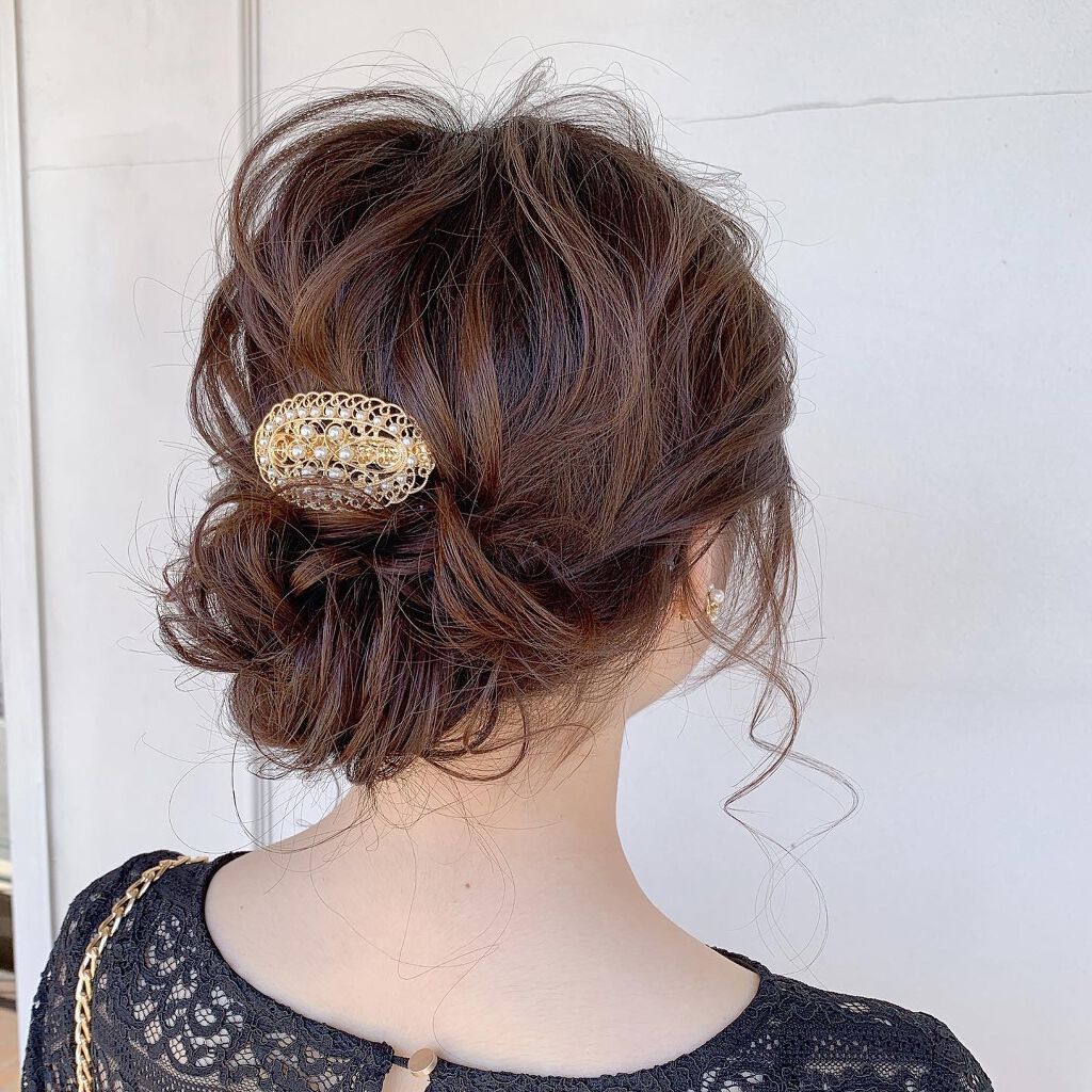 hibiai on LIPS 「.結婚式予定の方が徐々に増えてきました👏💕参列の方のヘアセッ..」(9枚目)