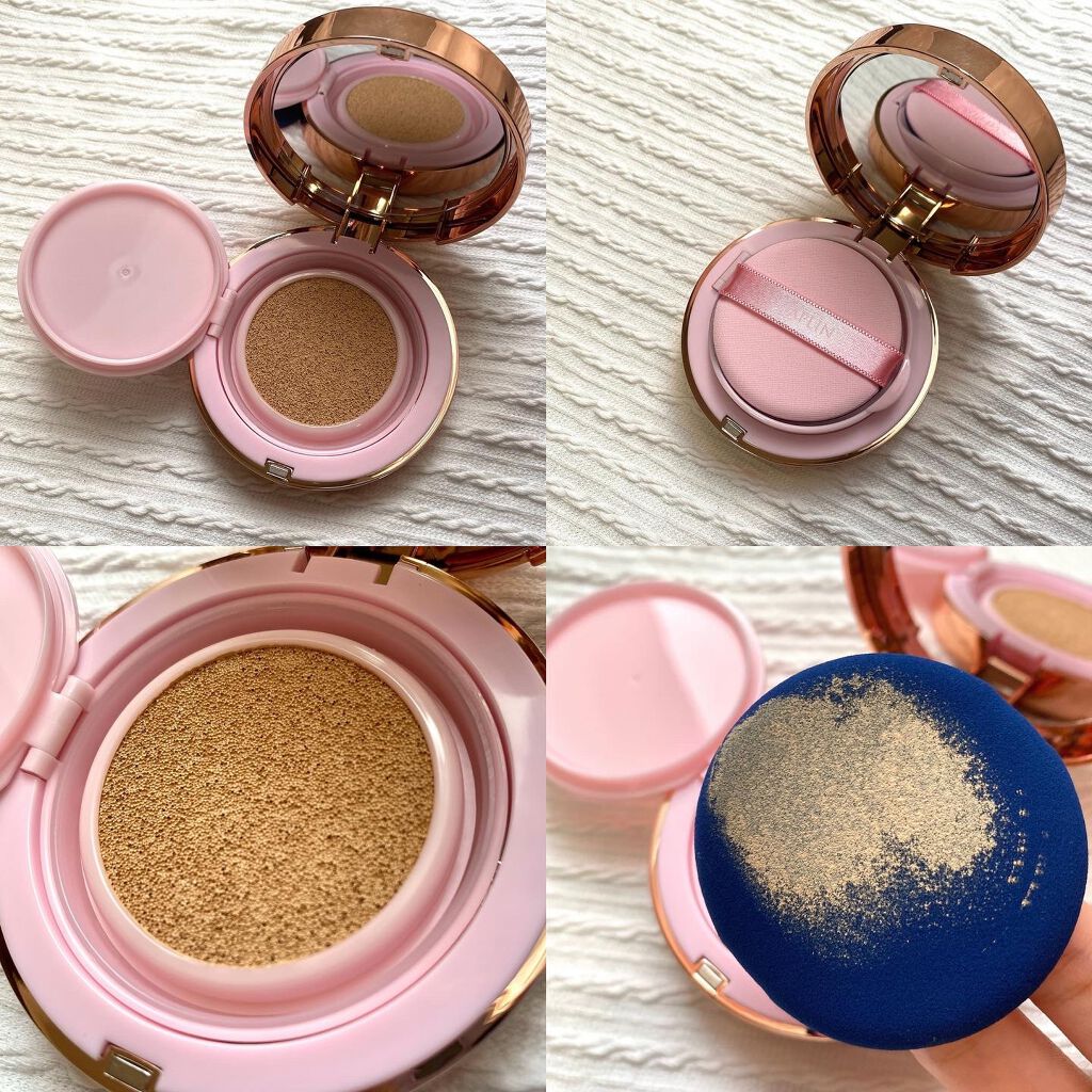 ピンクティーツリーカバークッション/APLIN/クッションファンデーションを使ったクチコミ(3枚目)