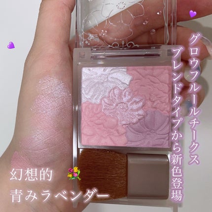 グロウフルールチークス(ブレンドタイプ)/キャンメイク/パウダーチークを使ったクチコミ(1枚目)