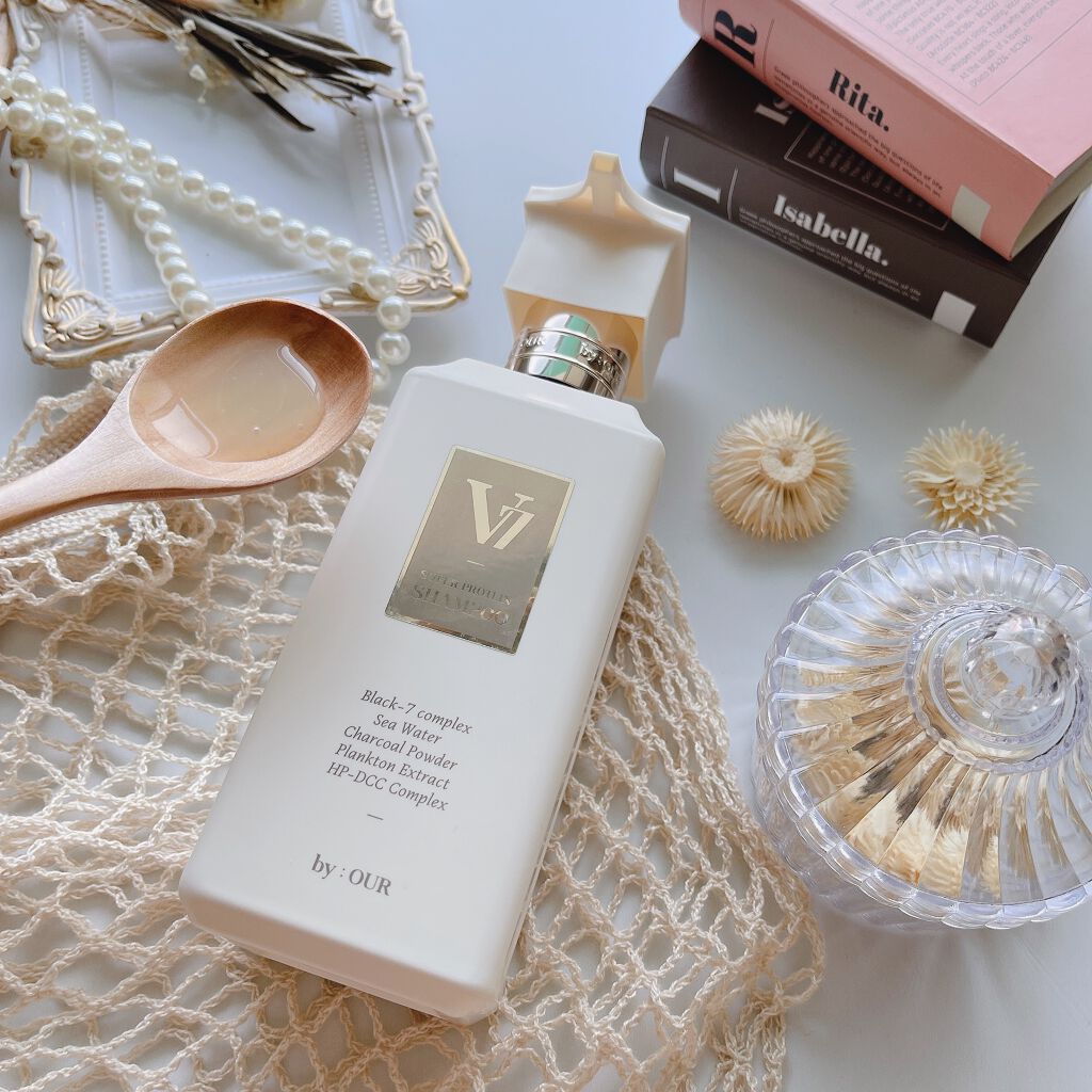 V7 スーパープロテイン シャンプー 500ml/by : OUR/サロンシャンプーを使ったクチコミ（2枚目）