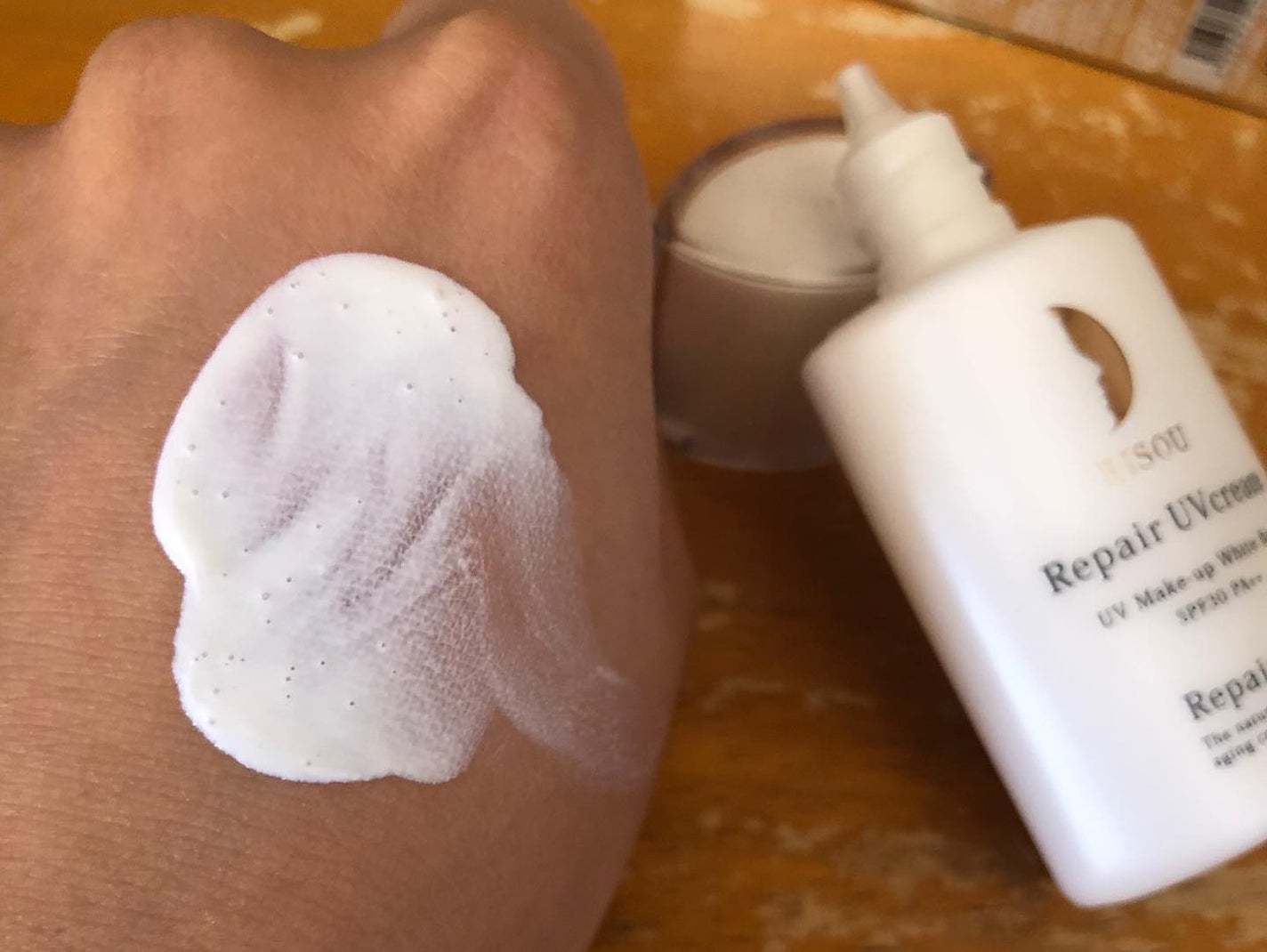 リペアUVクリーム/リソウコーポレーション/日焼け止めクリームを使ったクチコミ(9枚目)
