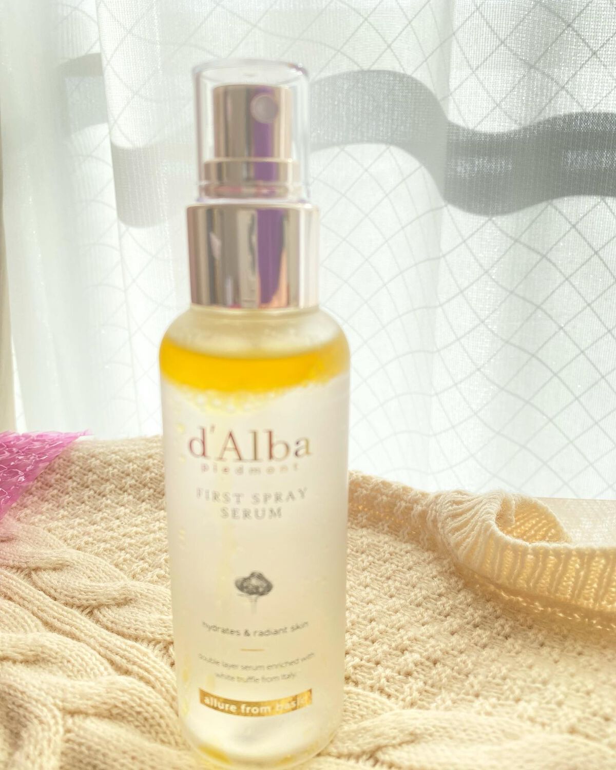 ダルバ ホワイトトリュフファーストスプレーセラム/ダルバ/ミスト状化粧水を使ったクチコミ（2枚目）