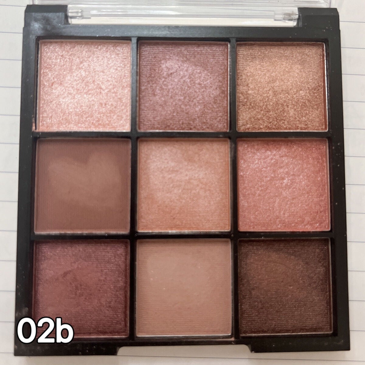 UR GLAM BLOOMING EYE COLOR PALETTE/U R GLAM/アイシャドウパレットを使ったクチコミ(4枚目)
