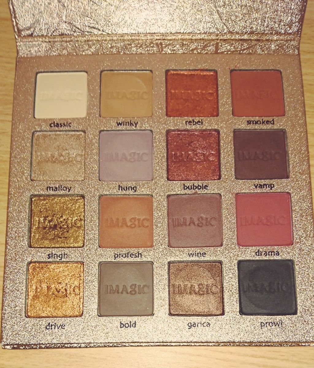 CHARM 16 COLOR EYESHADOW PALETTE/IMAGIC/アイシャドウパレットを使ったクチコミ(1枚目)