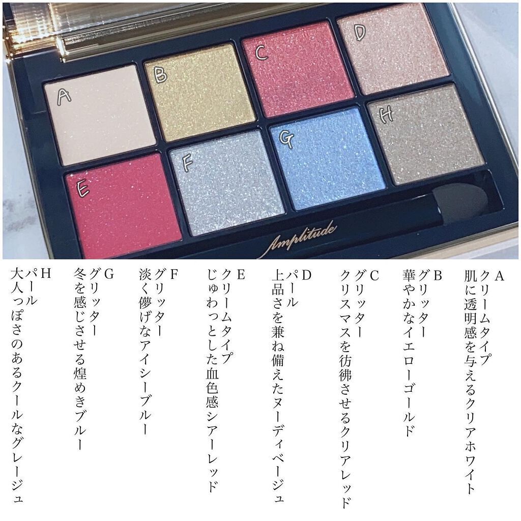 アイカラーパレット リミテッドコレクションa/Amplitude/アイシャドウパレットを使ったクチコミ（3枚目）