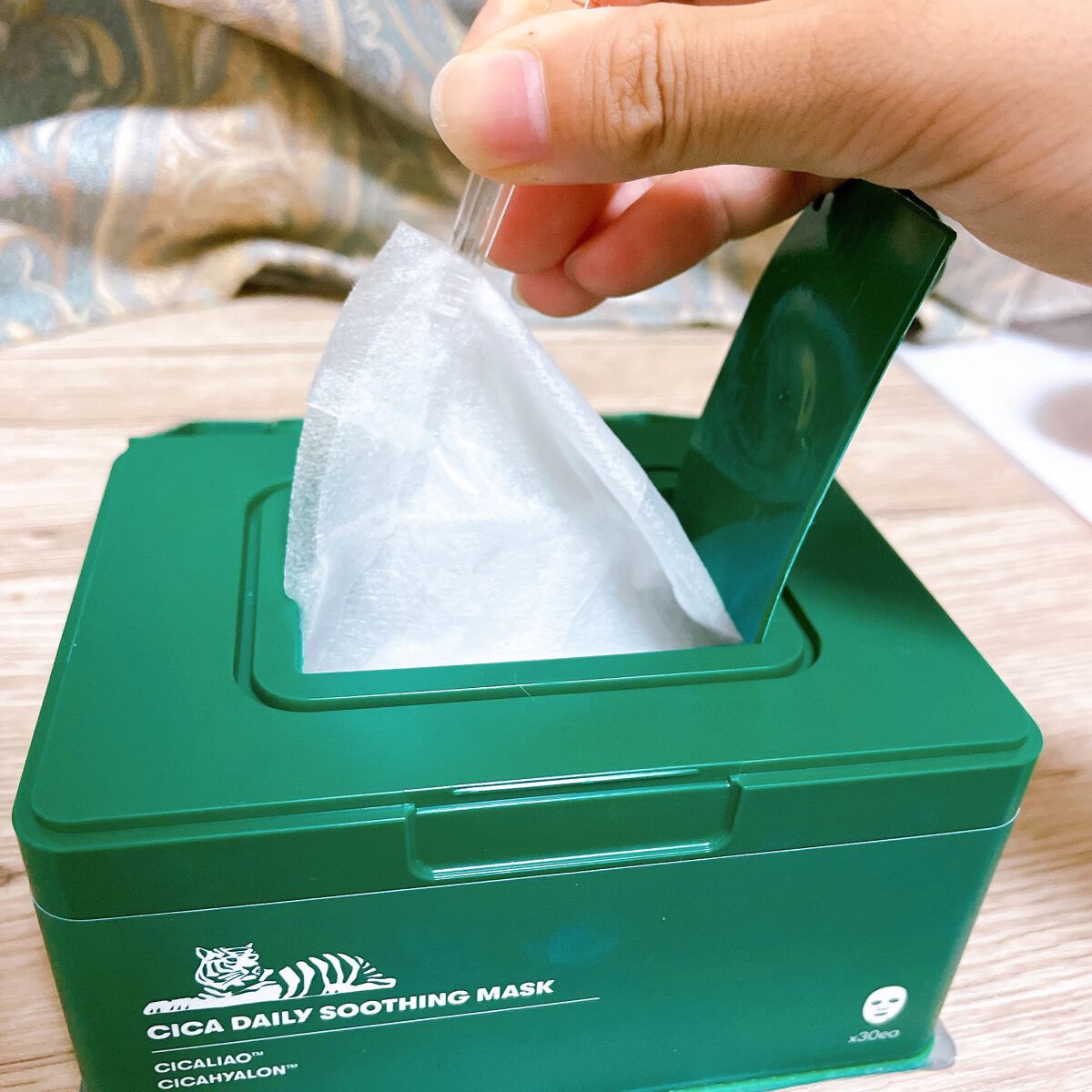 CICA デイリースージングマスク/VT/シートマスク・パックを使ったクチコミ（1枚目）