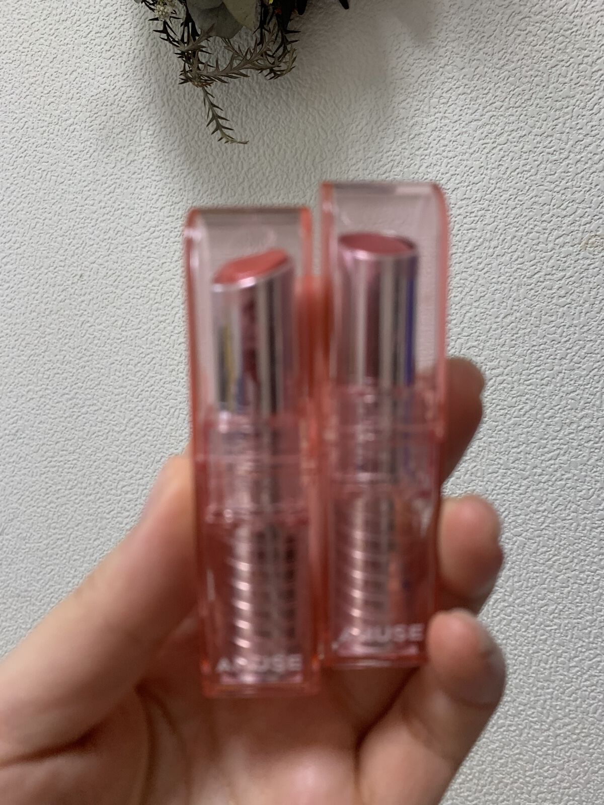 デューバーム 06デューローズ/AMUSE/口紅・グロス・リップライナー・リップケアを使ったクチコミ（2枚目）