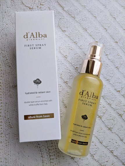 ダルバ ホワイトトリュフファーストスプレーセラム/ダルバ/ミスト状化粧水を使ったクチコミ(1枚目)