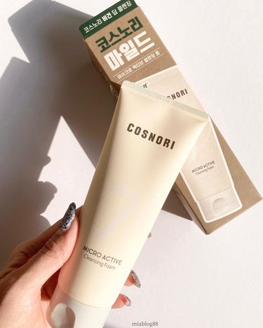 COSNORIは洗顔もあるよ〜🫧.ᐟ.ᐟ

▶︎COSNORI / 코스노리
　@cosnori_jp @cosnori_official 
▶︎MICRO ACTIVE Cleansing Foam
