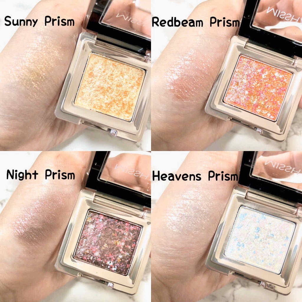 グリッタープリズム シャドウ/MISSHA/グリッターを使ったクチコミ(2枚目)
