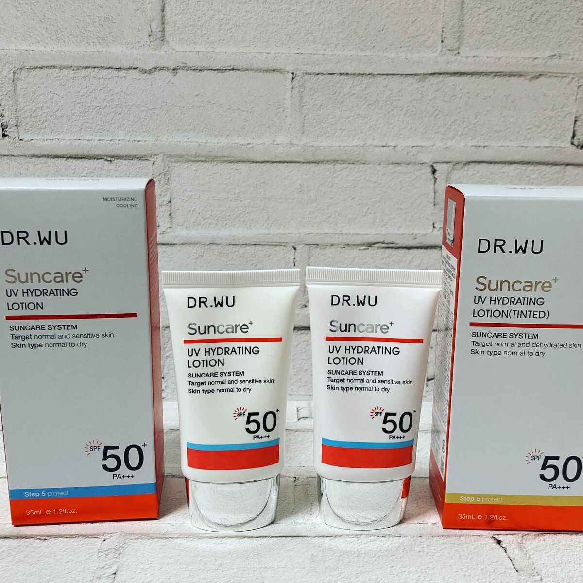 サンスクリーン+モイスト（色付き）＜日焼け止め＞/DR.WU/日焼け止めローションを使ったクチコミ（1枚目）