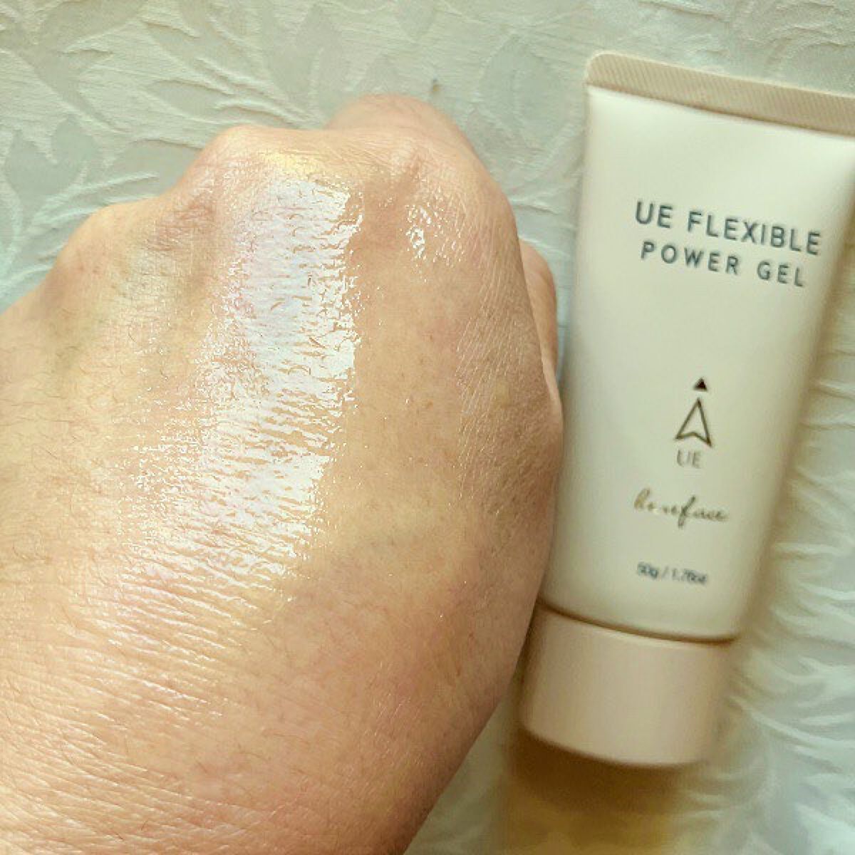 ウエ フレキシブル パワージェル/be reface/フェイスクリームを使ったクチコミ(4枚目)