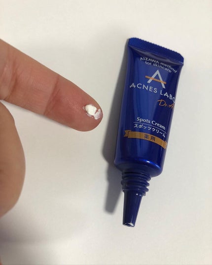薬用ニキビケア スポッツクリーム/アクネスラボ/フェイスクリームを使ったクチコミ(5枚目)