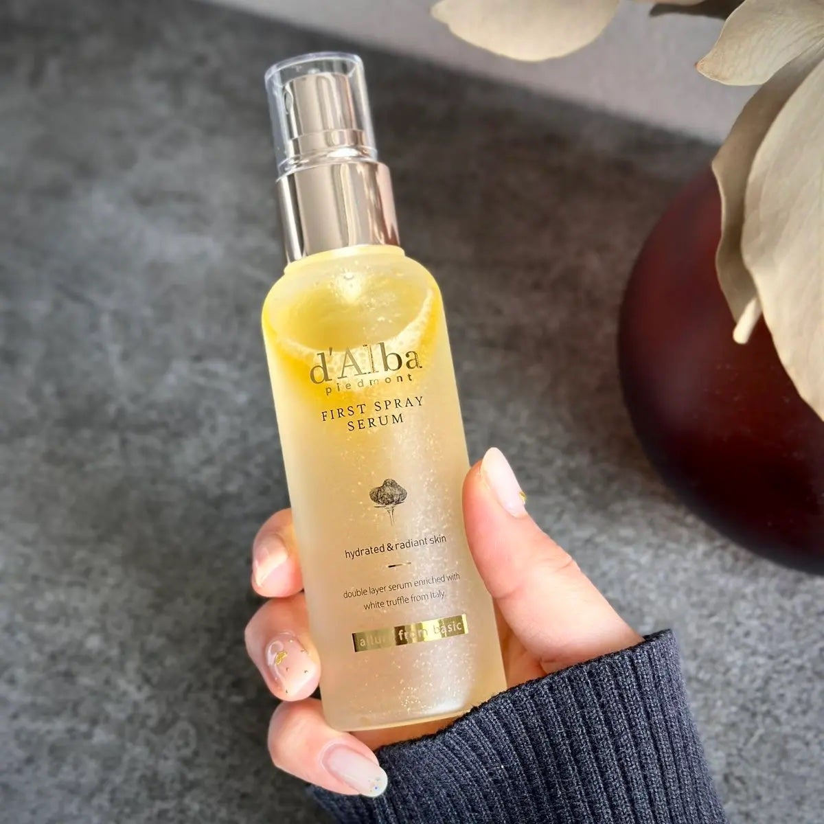 ダルバ ホワイトトリュフファーストスプレーセラム/ダルバ/ミスト状化粧水を使ったクチコミ(4枚目)