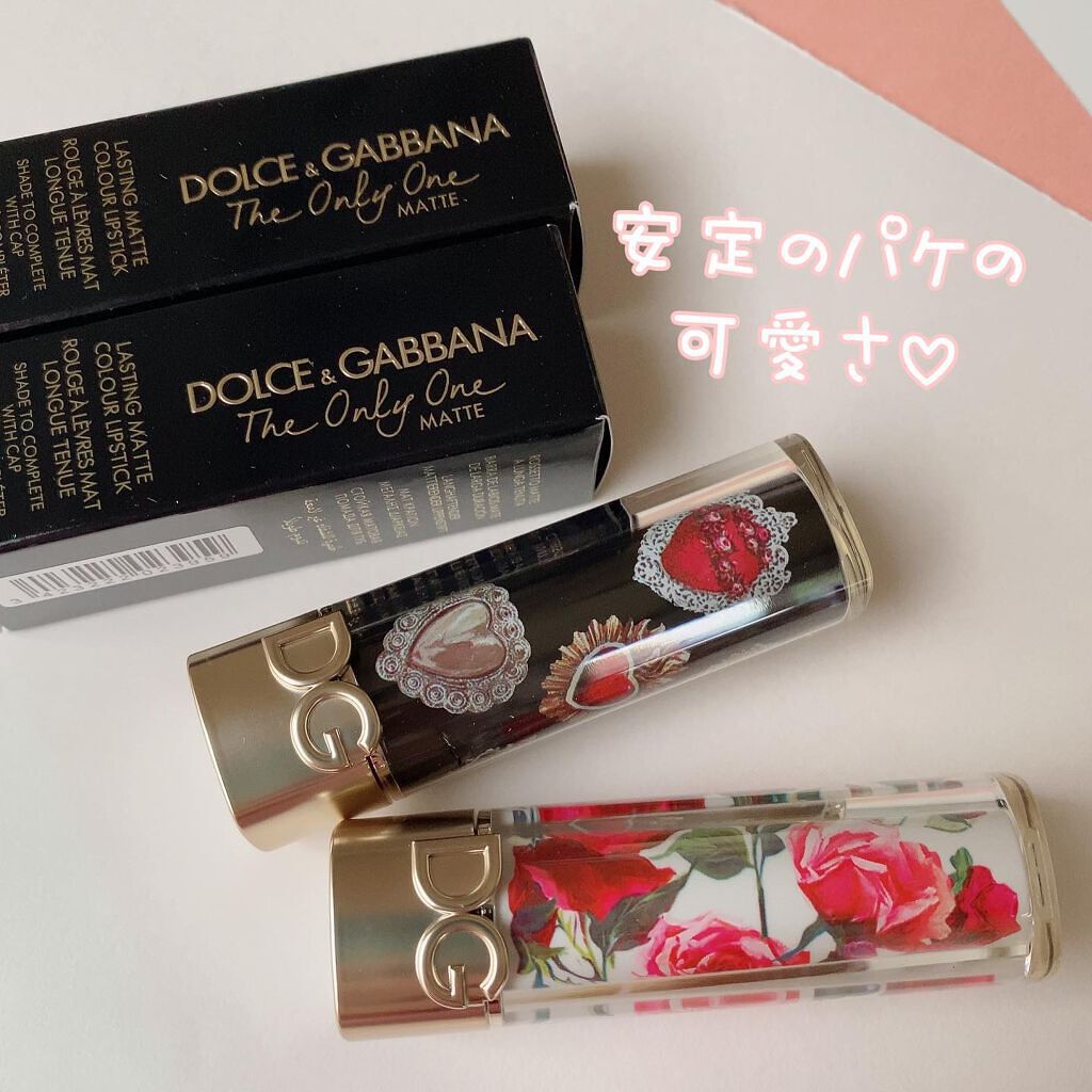 ザ・オンリーワン ラスティングマットカラー リップスティック/DOLCE&GABBANA BEAUTY/口紅を使ったクチコミ（2枚目）